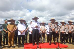 Kunjungan kerja Mentan & Kapolri ke Bone, dalam rangka panen jagung