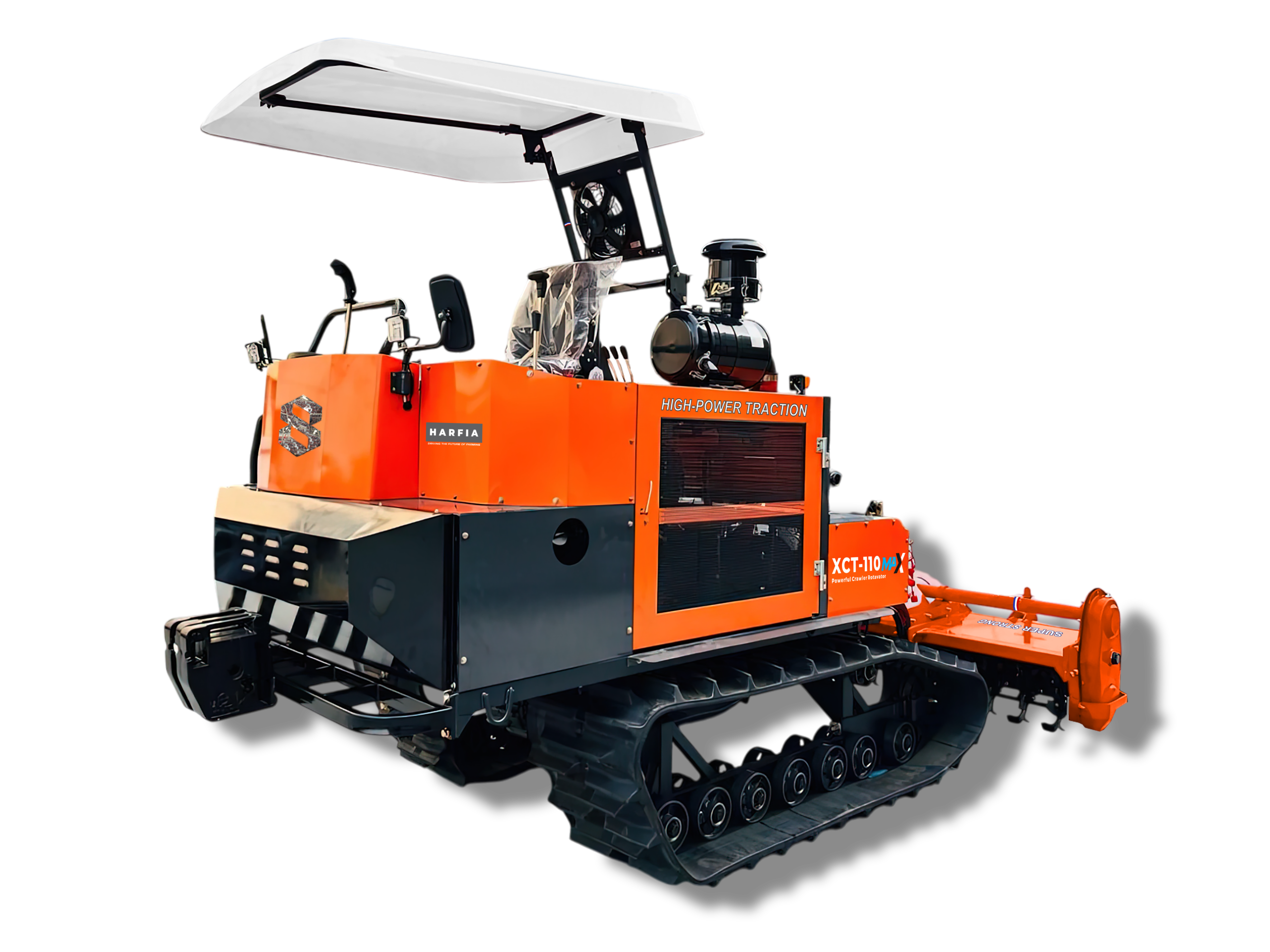 crawler tractor with implement (1)